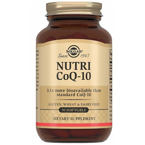 Solgar Nutri CoQ-10 ., 168 , 50 . 4013