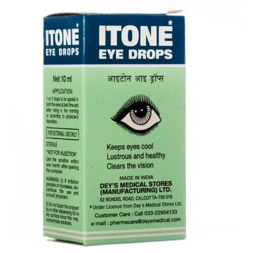  Dey's Medical Stores (Mfg.) Limited Itone eye drops, 20 , 10 , 10  359