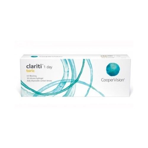   CooperVision Clariti 1 day toric., 30 ., R 8,6, D -0,75,CYL:-1,25,A:60, ADD: +1.00 D, , 1 . 2300