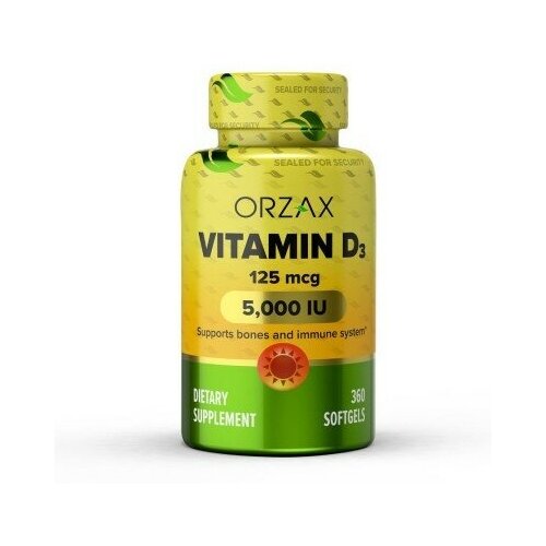  3 (Vitamin D3) 5000 , ORZAX, 360  2199