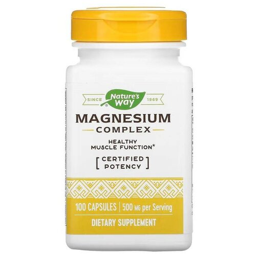  Nature's Way Magnesium Complex, 160 , 100 . 1813