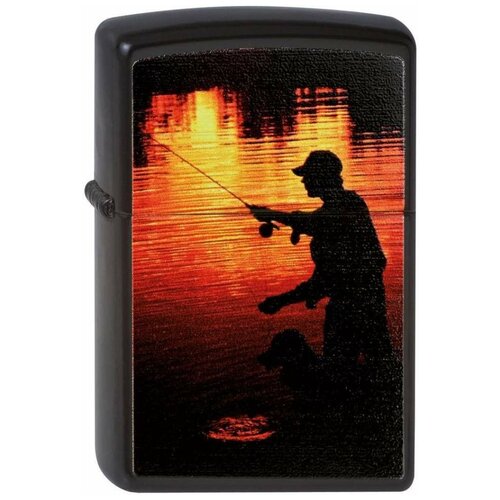    ZIPPO 218 FISHERMAN   Black Matte -  6410