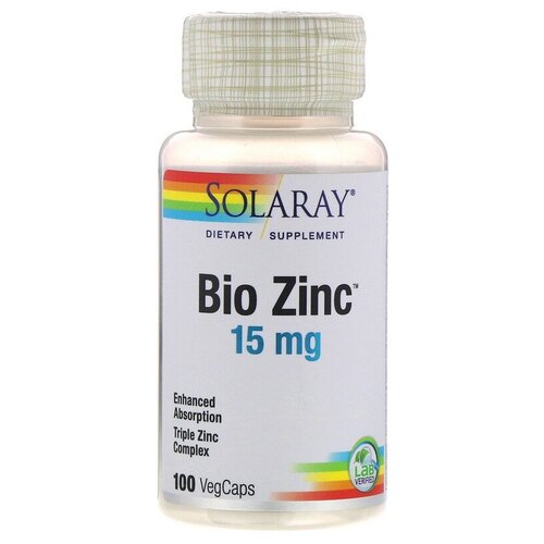  Solaray Bio Zinc 15 , 80 , 100 . 1161