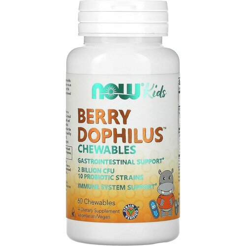 NOW Berry Dophilus Kids 60 chewables /     60   3085