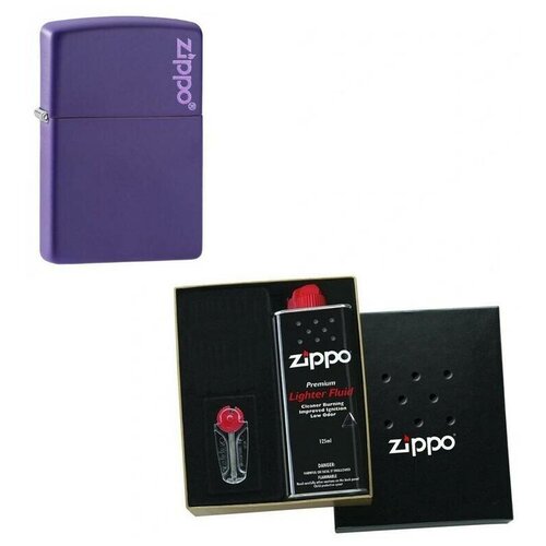 Zippo          Logo Purple Matte 125  280 , ,    8894 