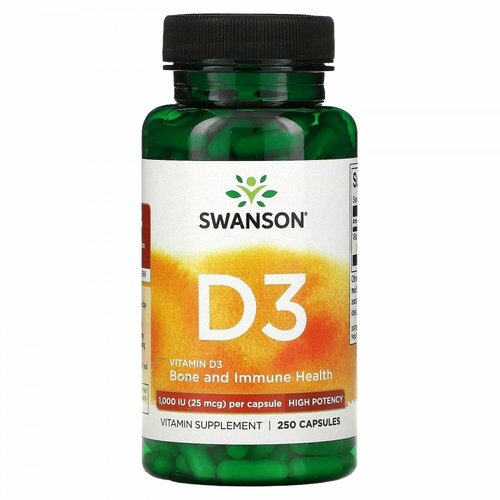 Vitamin D3 Higher Potency, 1000 ME, 120 , 250 . 963