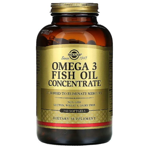 Solgar Omega-3 Fish Oil Concentrate ., 250 , 1.425 , 240 . 3269