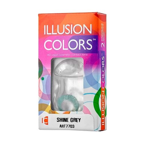   ILLUSION Colors Shine, 2 ., R 8,6, D 0, grey 1090