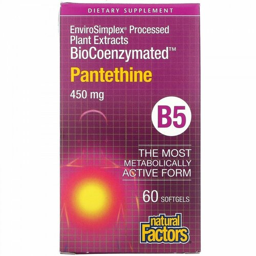 Natural Factors, BioCoenzymated, B5, , 450 , 60  3780