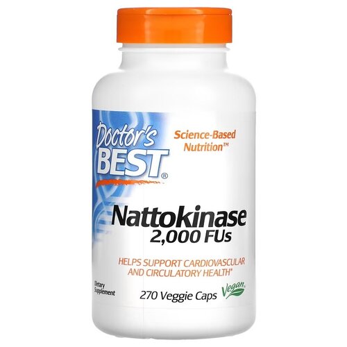  Doctor's Best Nattokinase ., 160 , 2000 FUs , 270 . 8389