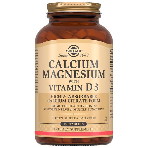 Solgar Calcium Magnesium with Vitamin D3 ., 200 , 150 . 2230