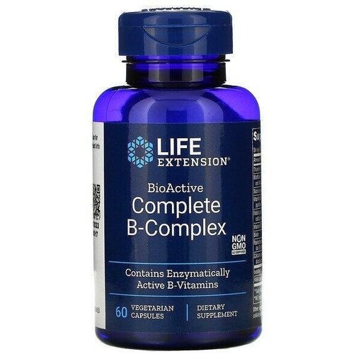 LIFE Extension BioActive Complete B-Complex 60 vcaps 1610