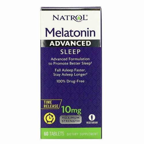  Natrol Melatonin Advanced Sleep Time Release, 10 , 60 . 2238