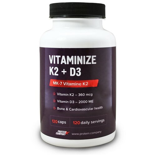  PROTEIN.COMPANY Vitaminize K2 + D3  , 90 , 250 , 120 . 581