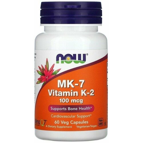 NOW Vitamin K-2 (MK7) 100 mcg 60 vcaps 2473