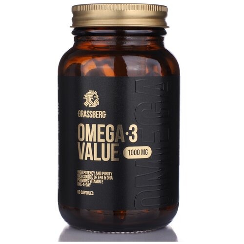 Grassberg Omega-3 Value ., 1000 , 60 . 1490