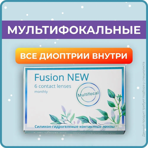   OKVision Fusion New Multifocal, 6 ., R 8,6, D -2,25, ADD: , ADD: +1.50 D 2600