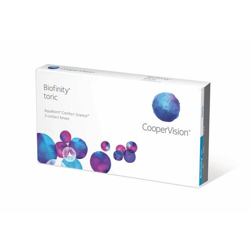   CooperVision Biofinity Toric., 3 ., R 8,7, D -3,CYL:-1,25,A:90, , 1 . 2490