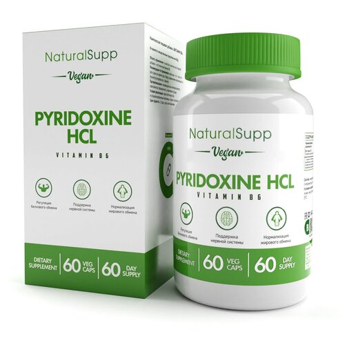  6   NATURALSUPP Vegan Pyridoxine B6 (60 ) 469