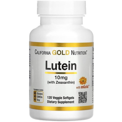  California Gold Nutrition Lutein with Zeaxanthin, 0.3 , 0.1 , 10 , 120 . 2999