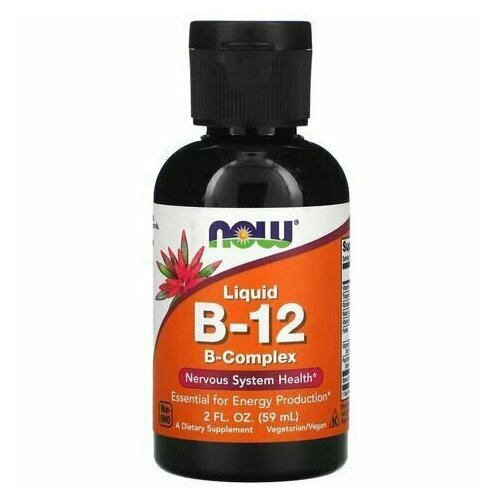  B12 NOW B-12 Liquid B-Complex 2 OZ /  -12  - 59  2426