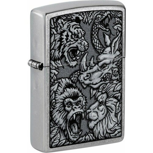  ZIPPO Jungle Design   Street Chrome, /, , 38x13x57  5460