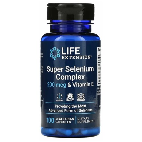 Life Extension Super Selenium Complex 200 mcg & Vitamin E (C  . ) 100  (Life Extension) 1768