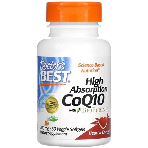  Q10       200 , High Absorption CoQ10 with BioPerine 200 mg, Doctor's Best, 60   4798