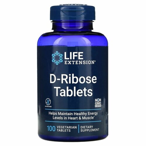 Life Extension D-Ribose Tablets, - 100  5090