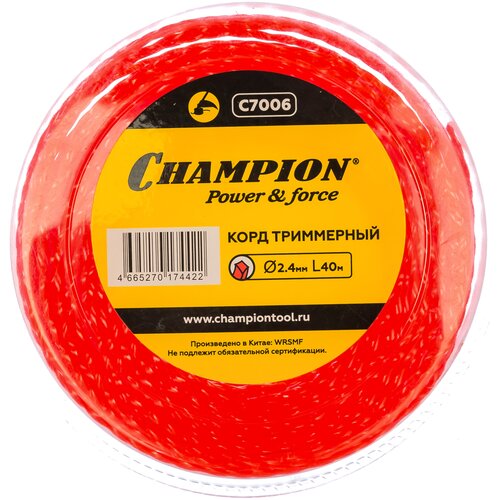  CHAMPION Twisted Square 2.4  40  2.4  299