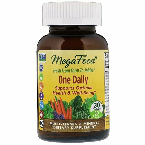 MegaFood One Daily 30 Tablets 3356