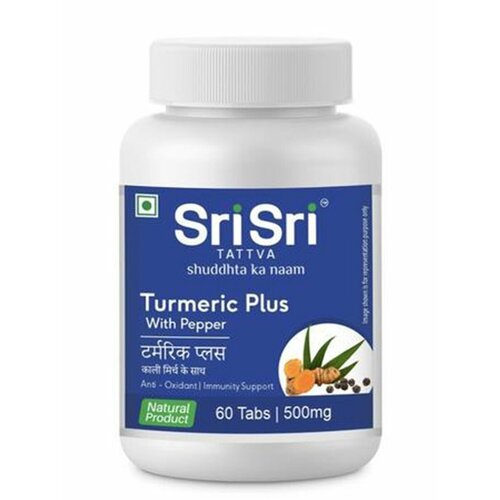 Turmeric Plus With Pepper ( )    60 . Sri Sri Tattva 390