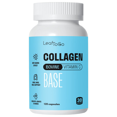 LeafToGo Collagen Bovine Vitamin C . , 120 . 524