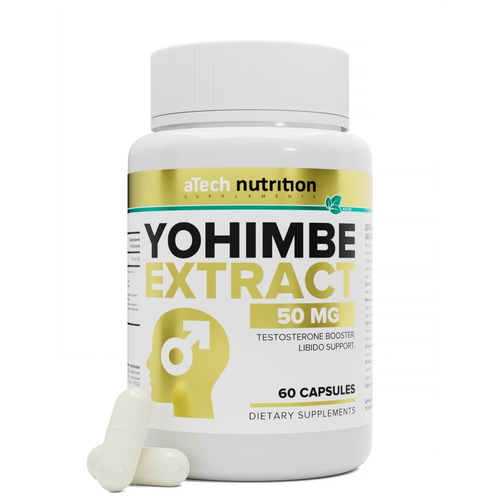  aTech Nutrition Yohimbe Extract, 50 , 60 . 473