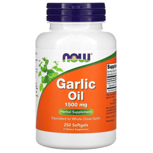  NOW Garlic Oil, 250 . 1542