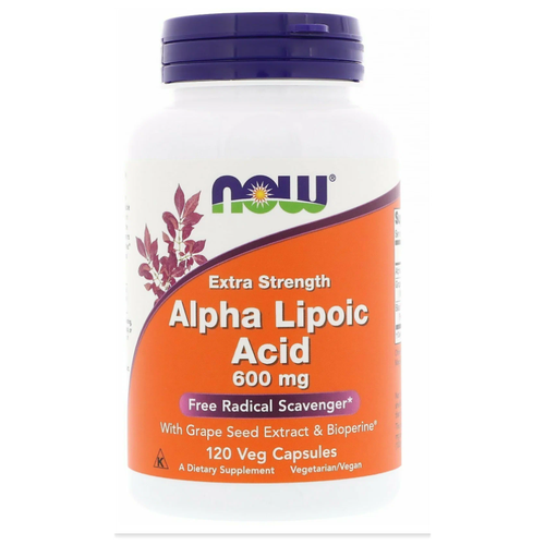  NOW Alpha Lipoic Acid 600 , 140 , 250 , 120 . 5898