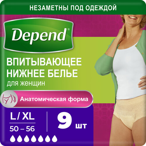    Depend   L/XL (50-56), 9 ., 1 ., 763