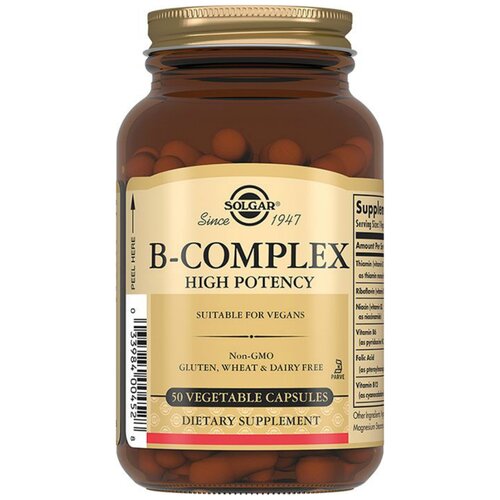 Solgar B-complex high potency ., 370 , 50 . 1137