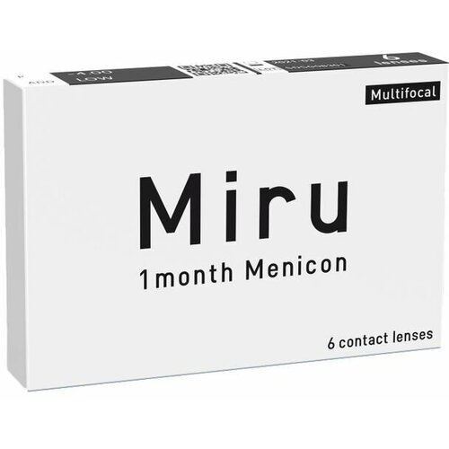   Menicon Miru 1month Multifocal, 6 ., R 8,6, D -5,75, ADD:  5200