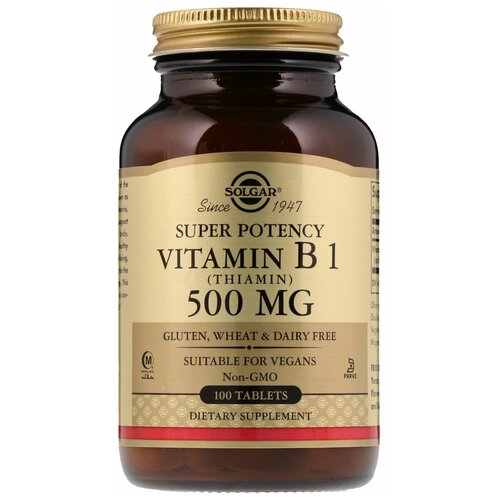  B Solgar Vitamin B1 (Thiamin) 500 mg 100  8900