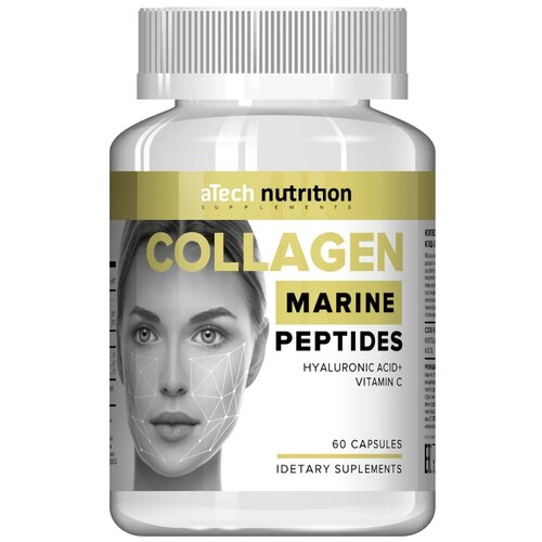  aTech Nutrition Collagen Marine Peptides (Hyaluronic Acid  Vitamin C), 46  430