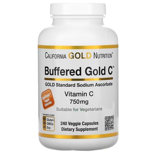 California Gold Nutrition Buffered Vitamin C ., 750 , 0.29 , 240 . 3098