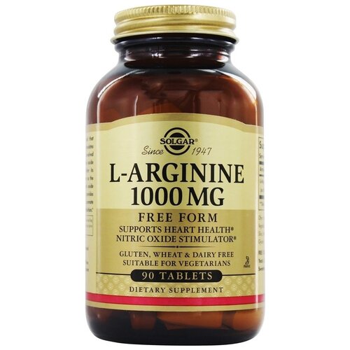 Solgar L-Arginine ., 1000 , 350 , 90 . 3200