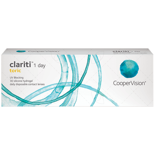   CooperVision Clariti 1 day toric., 30 ., R 8,6, D -5,CYL:-1,75,A:100, ADD: +1.00 D, , 1 . 2343