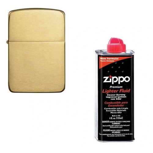 Zippo     125  1941 Replica Brushed Brass 125  8438