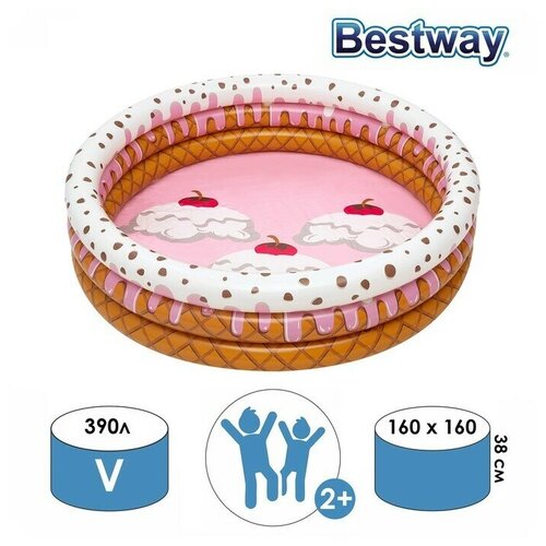   Sundae Funday, 160 x 160  38 , 51144 Bestway 1361