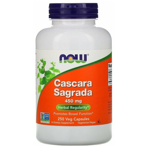 NOW Cascara Sagrada 450 mg 250   2920