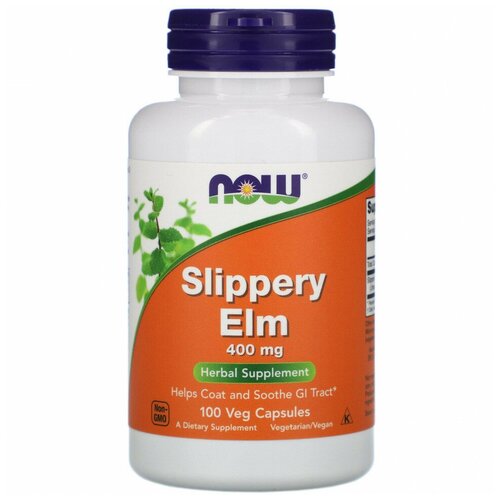 NOW Slippery Elm 400 mg -   100  , ,    1820 