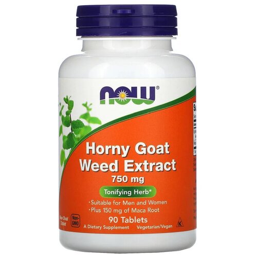  NOW Horny Goat Weed extract, 190 , 750 , 90 . 3640