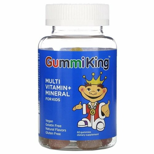 GummiKing Multi Vitamin + Mineral for Kids 60 .  (GummiKing) 1668